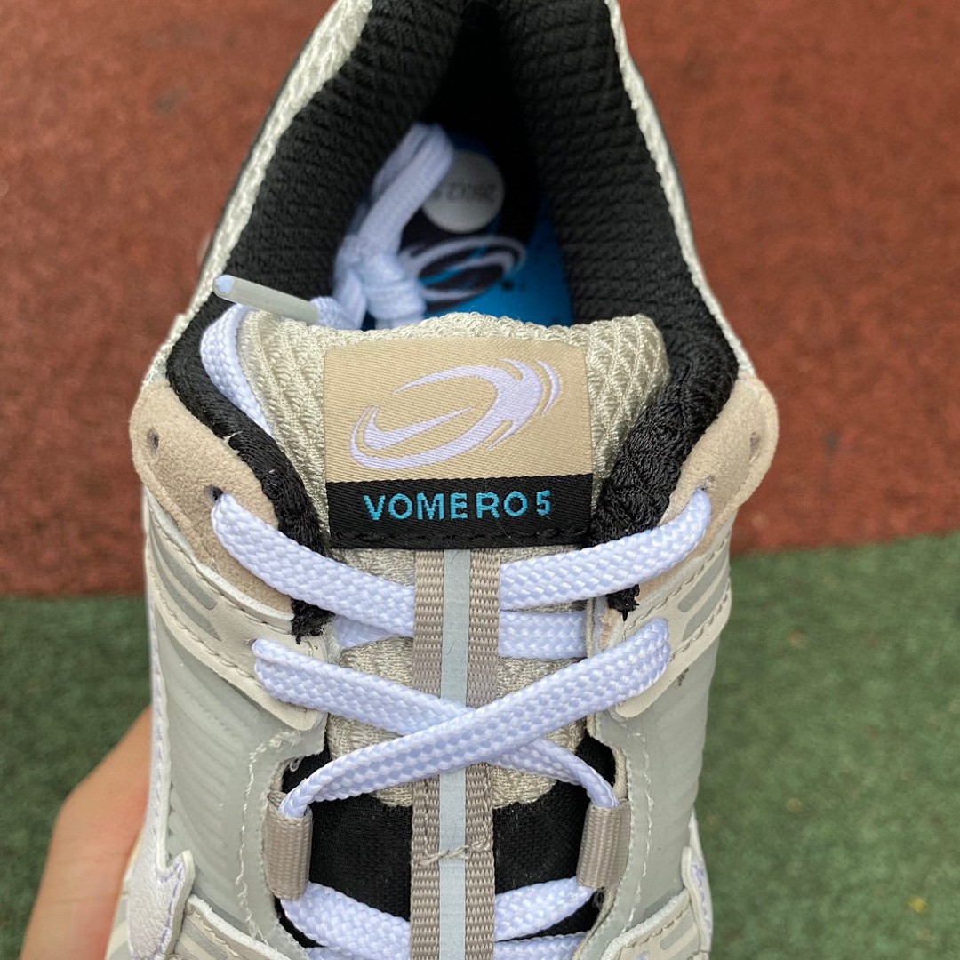 Nike Zoom Vomero 5白黑荧光低帮运动跑步鞋FN7649-110