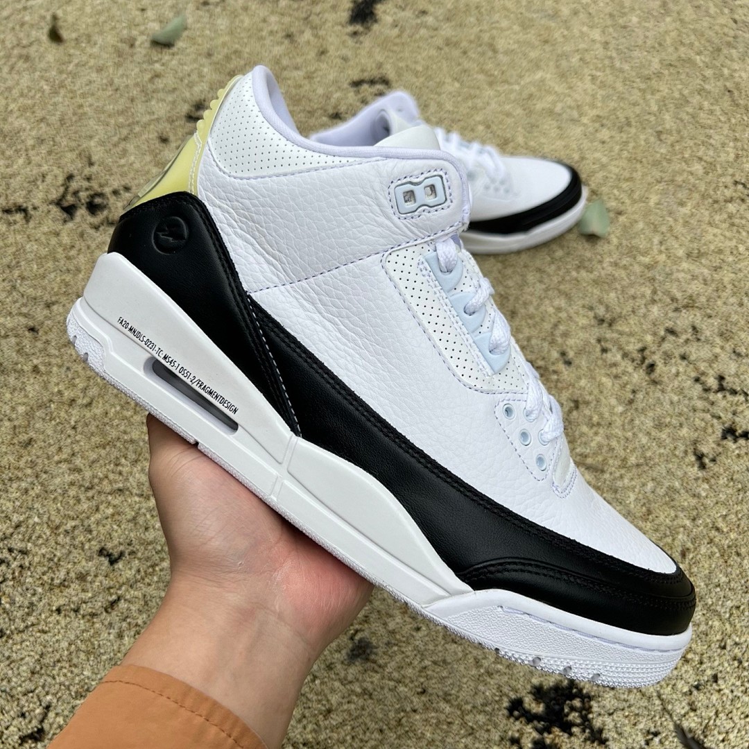 aj3闪电藤原浩 RN纯原版 Air Jordan 3 AJ3 x Fragment藤原浩联名闪电DA3595-100