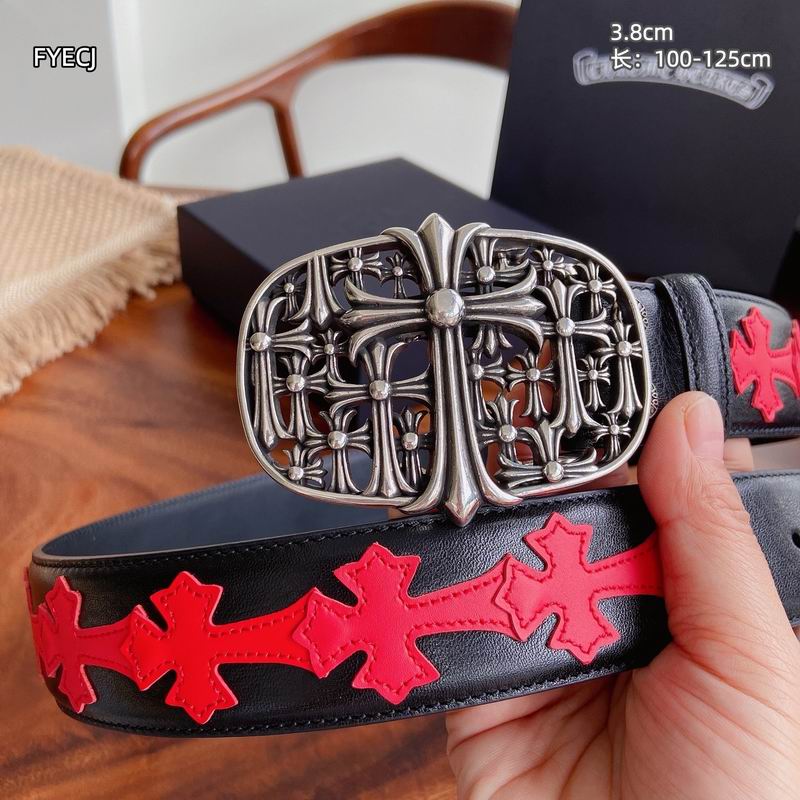 Chrome H Belt Wide 3.8cm(Multiple colors) detail 9