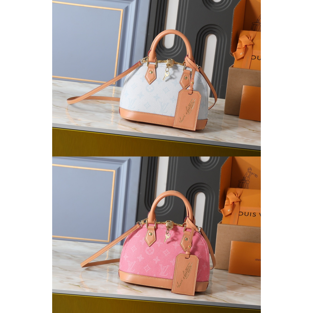 L X V ALMA BB M27526/M28272 23.5x17.5zx11.5cm（Multiple colors）