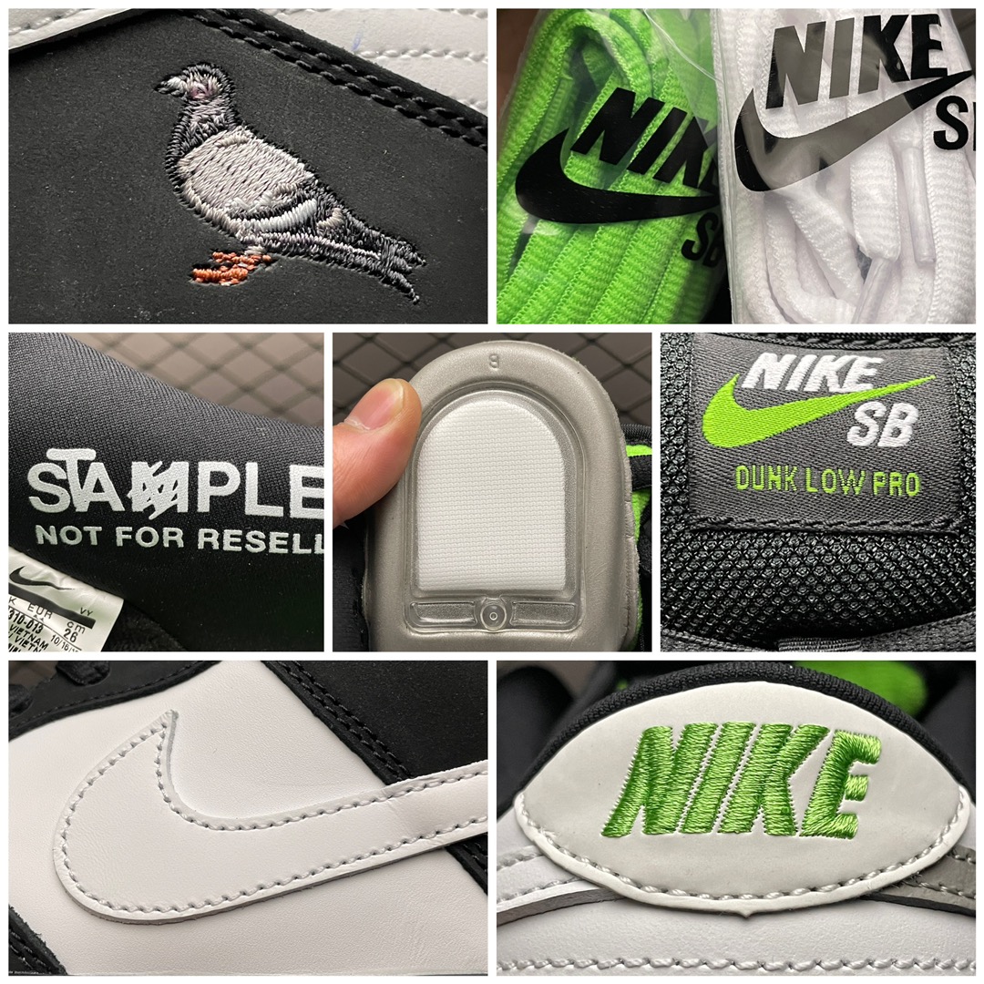 NK SB Dunk Low Staple Panda Pigeon BV1310-013 detail 9