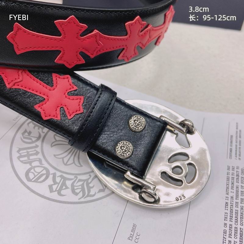 Chrome H Belt Wide 3.8cm(Multiple colors) detail 13