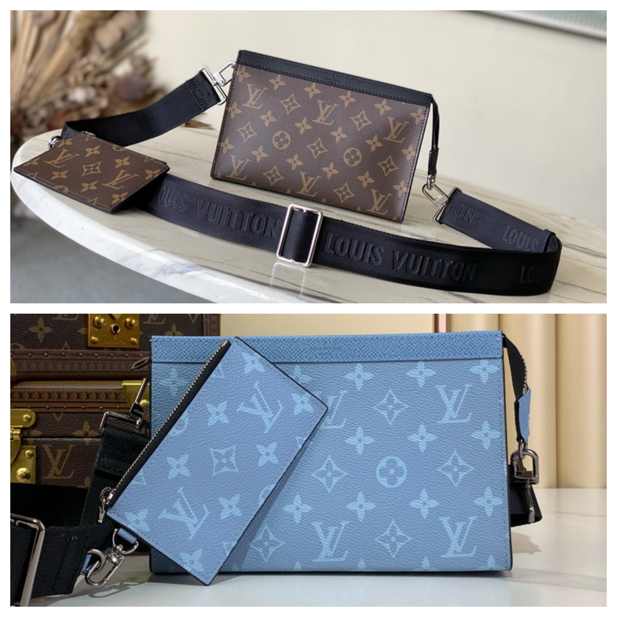 L X V Messenger Bags/Shoulder bag 22x14.5x4.5cm