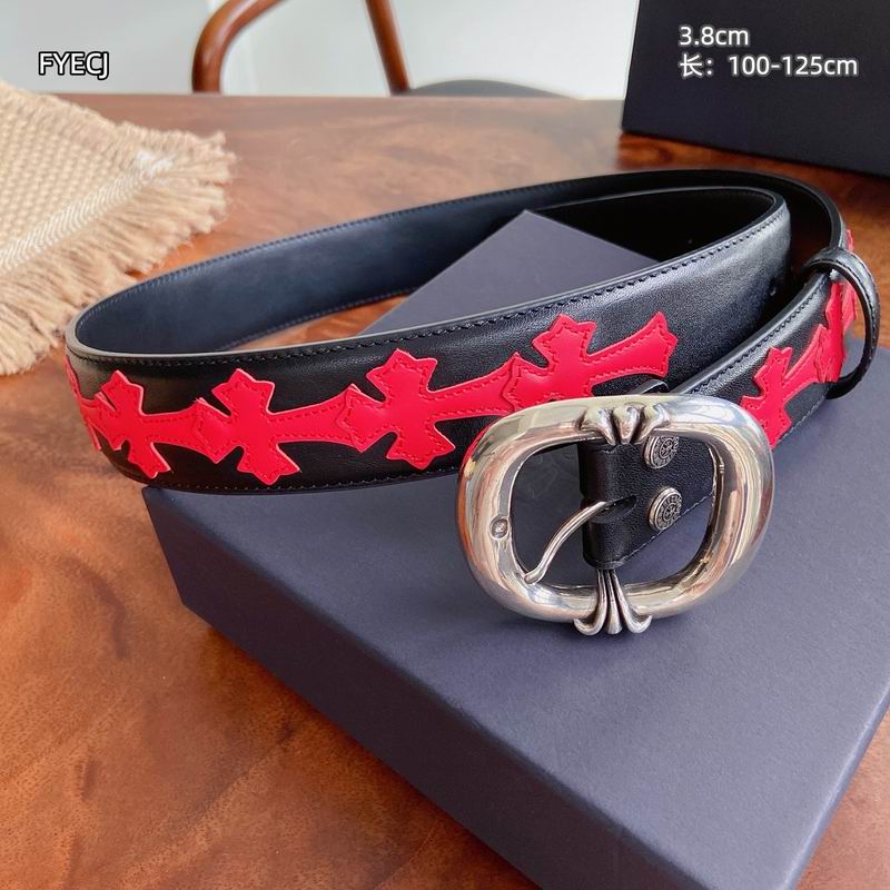Chrome H Belt Wide 3.8cm(Multiple colors) detail 9