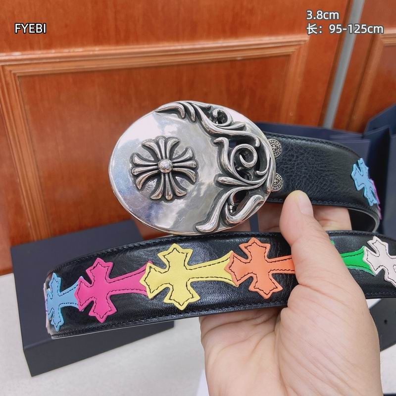 Chrome H Belt Wide 3.8cm(Multiple colors) detail 9