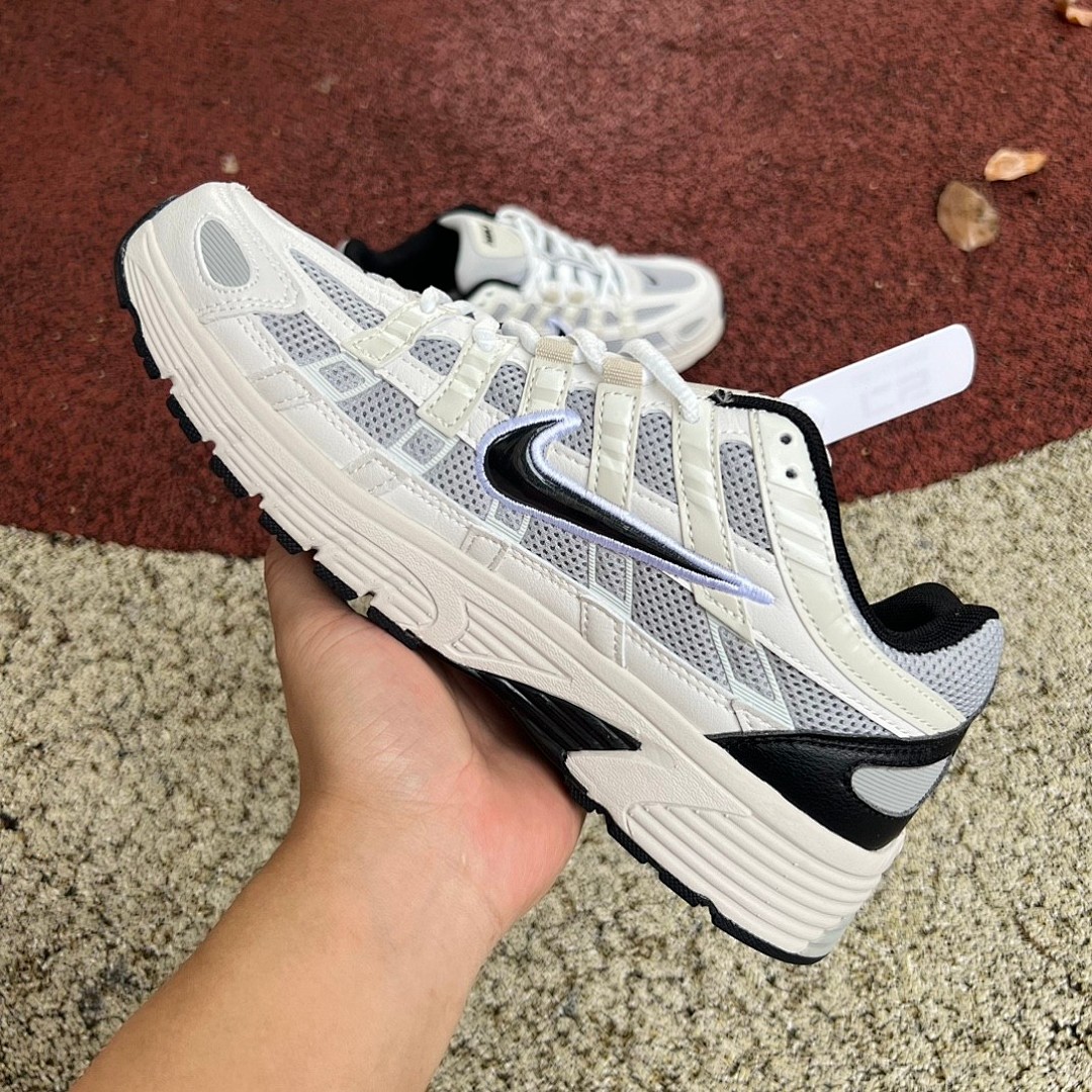 Nike P-6000米白灰 Nike耐克 P-6000 PRM 网面透气耐磨运动训练复古跑步鞋 HJ3488-001