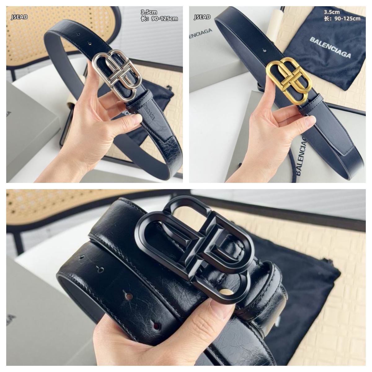 BLCG Belt Wide 3.5cm（Multiple colors）