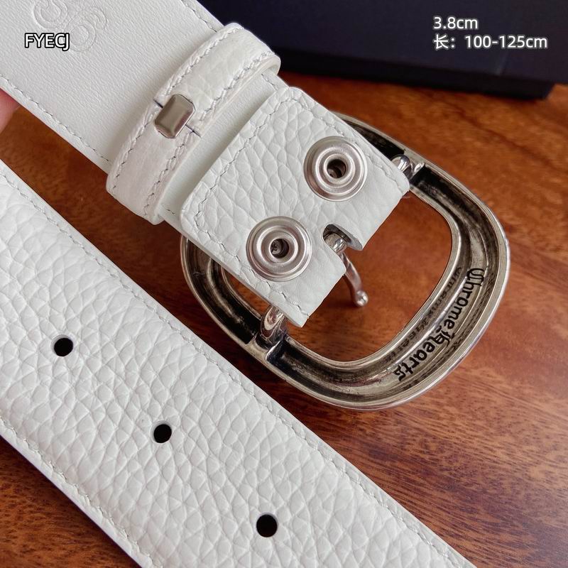 Chrome H Belt Wide 3.8cm(Multiple colors) detail 5