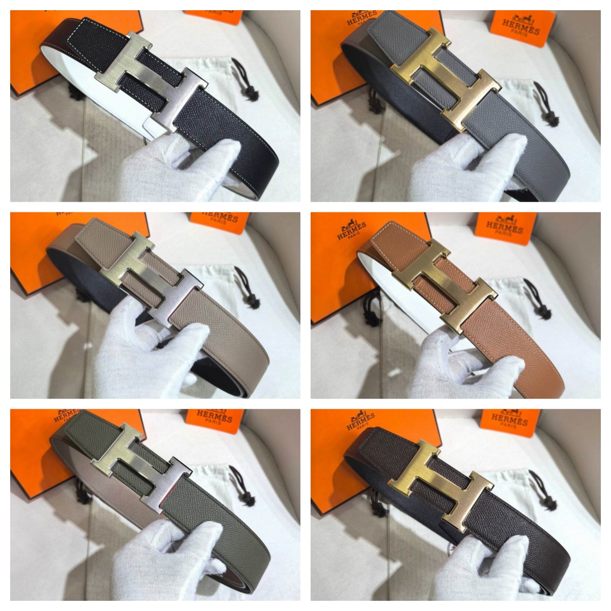 Herms 38mm Belt（Multiple colors）