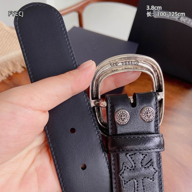 Chrome H Belt Wide 3.8cm(Multiple colors) detail 12
