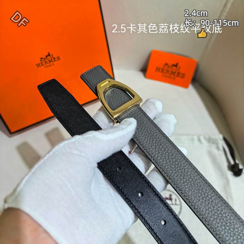 Herms 24mm Belt(Multiple colors) detail 12
