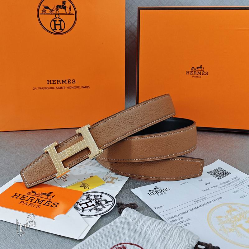 Herms 32mm Belt(Multiple colors) detail 8