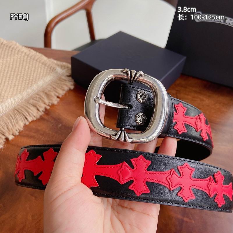 Chrome H Belt Wide 3.8cm(Multiple colors) detail 7