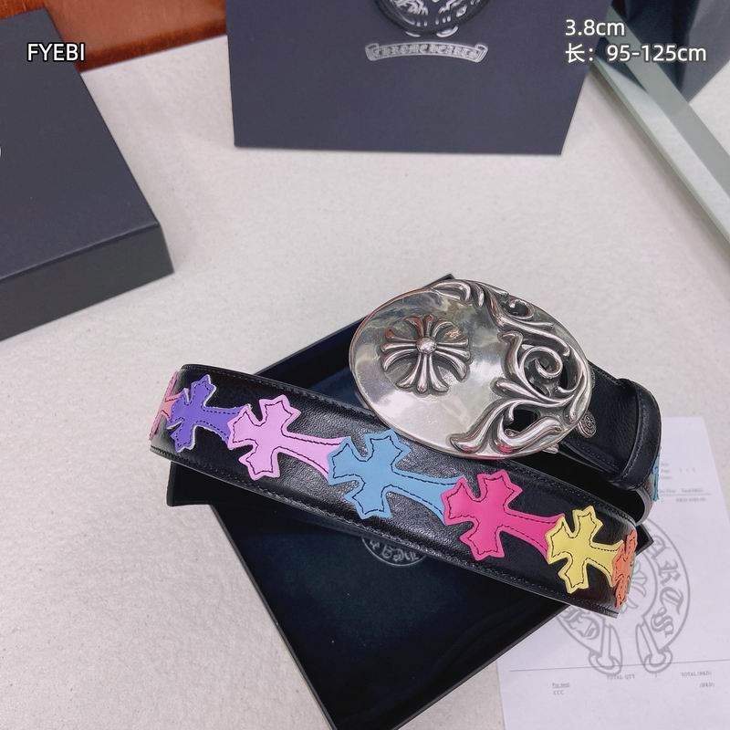 Chrome H Belt Wide 3.8cm(Multiple colors) detail 2