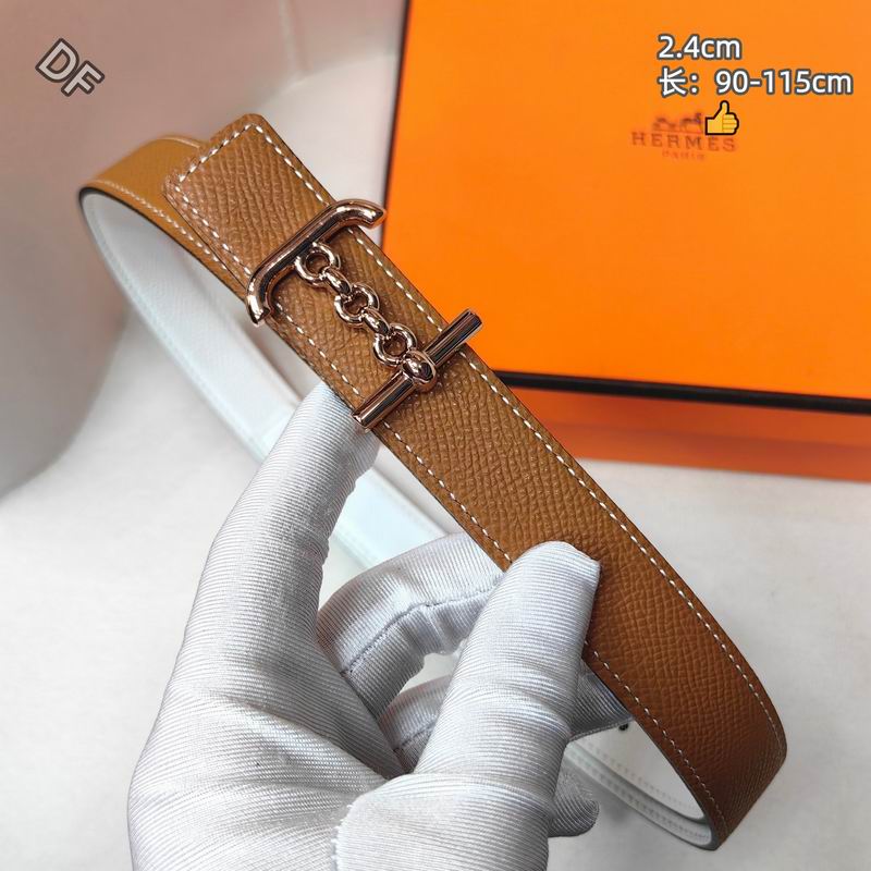 Herms 24mm Belt(Multiple colors) detail 3