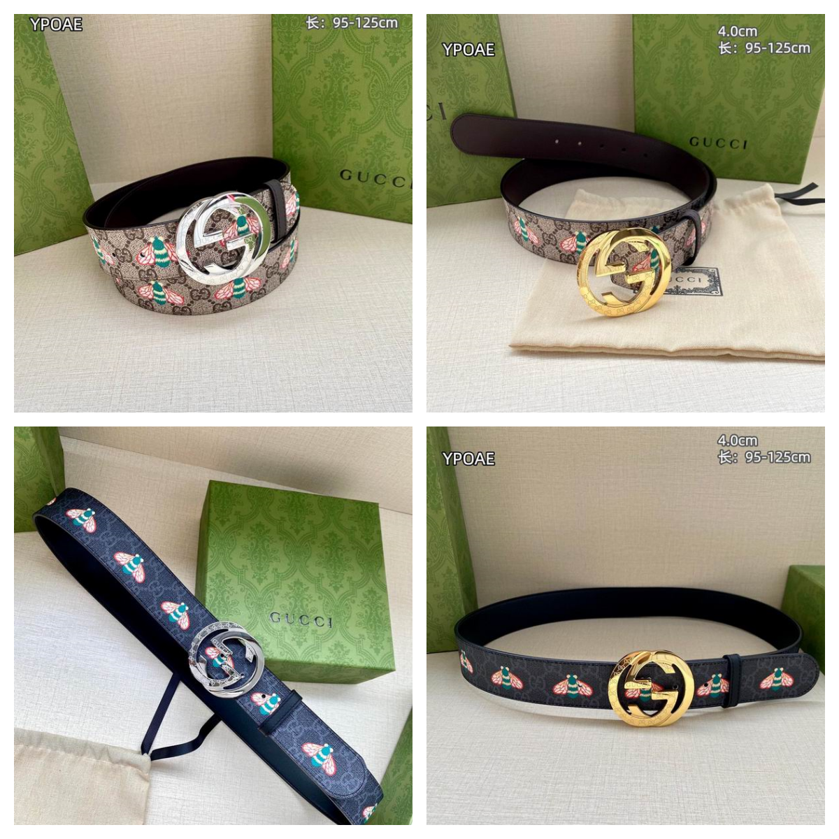 GUC 40mm Belt（Multiple colors）