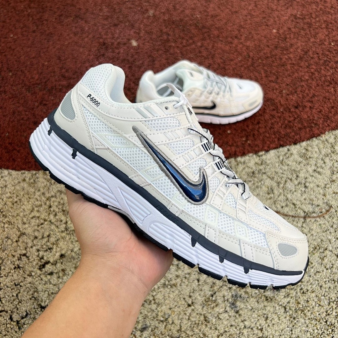 Nike P-6000白黑 Nike耐克 P-6000 PRM 网面透气耐磨运动训练复古跑步鞋 CD6404-018