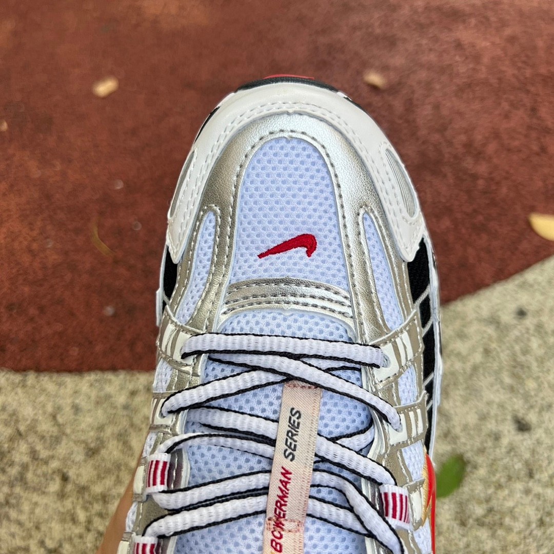 Nike P-6000白银黑红 Nike耐克 P-6000 PRM 网面透气耐磨运动训练复古跑步鞋 BV1021-101