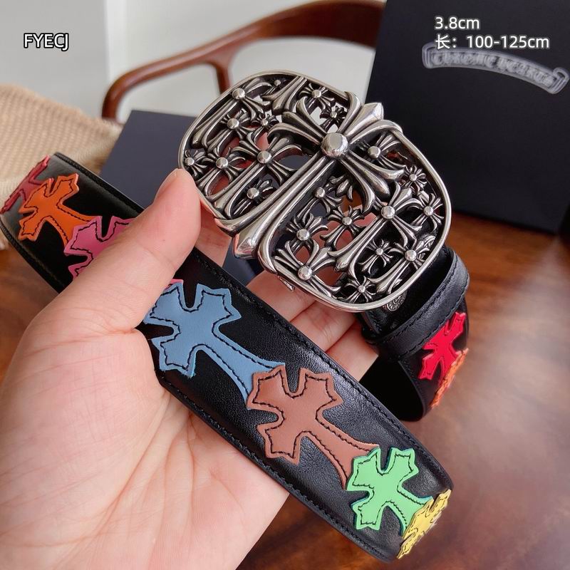Chrome H Belt Wide 3.8cm(Multiple colors) detail 15