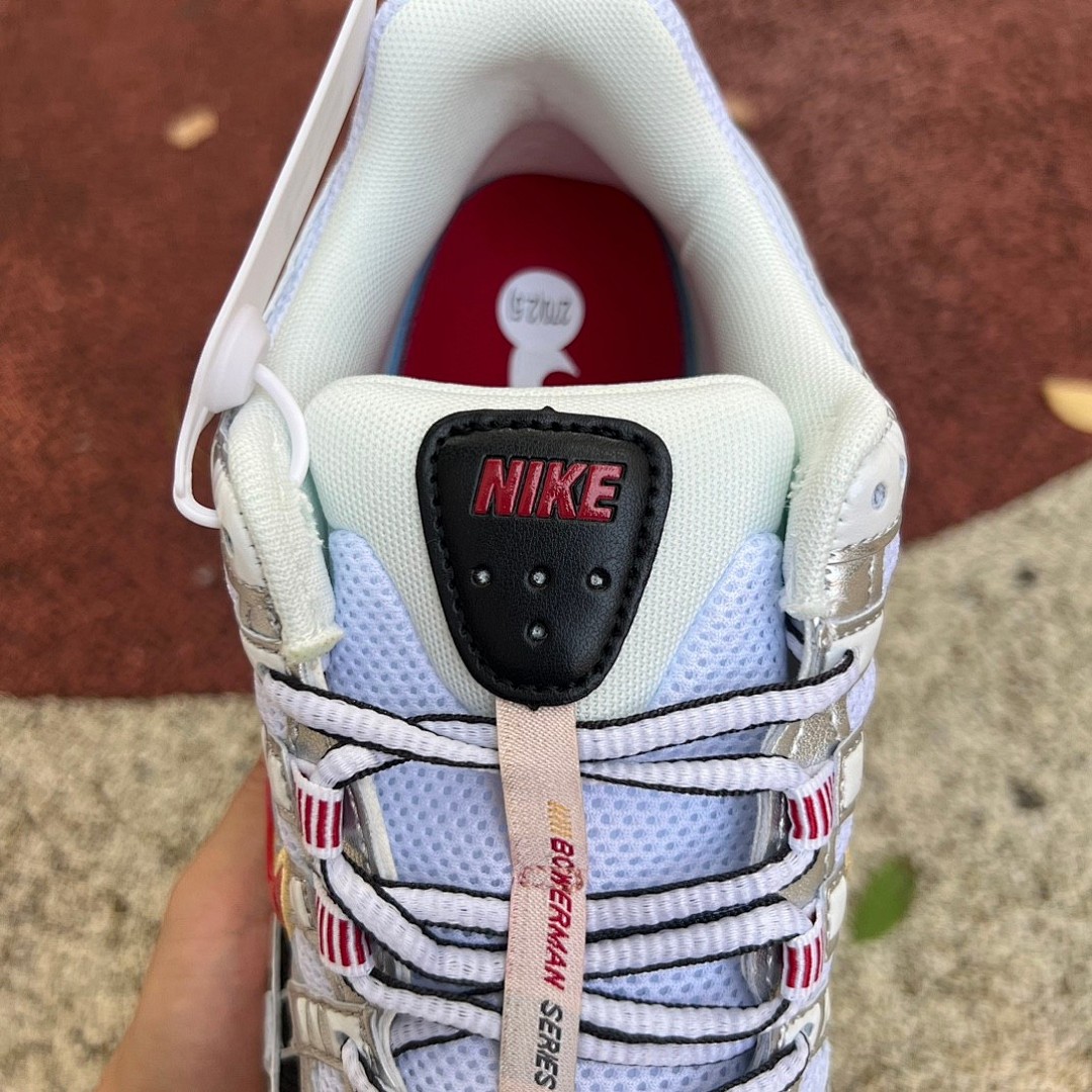 Nike P-6000白银黑红 Nike耐克 P-6000 PRM 网面透气耐磨运动训练复古跑步鞋 BV1021-101