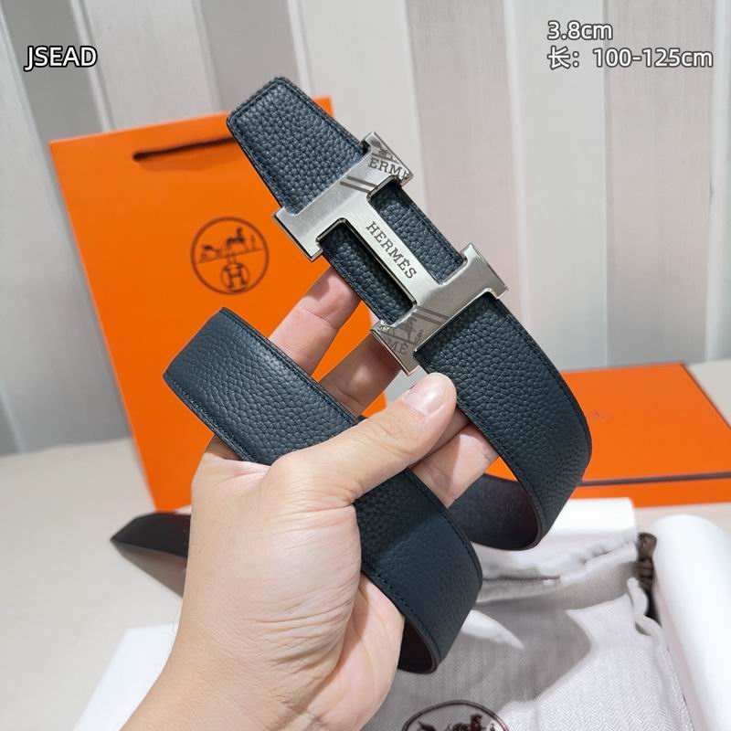 Herms belt Wide 3.8cm(Multiple colors) detail 5