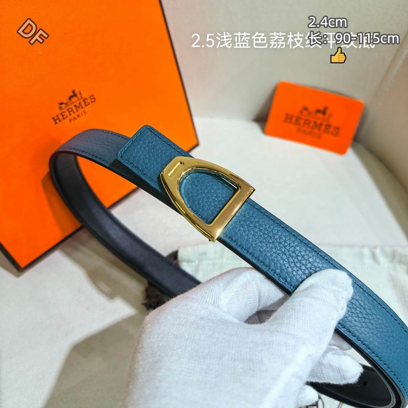 Herms 24mm Belt(Multiple colors) detail 3