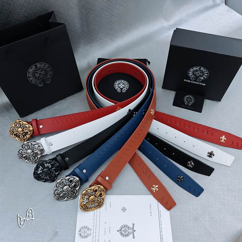 Chrome H Belt Wide 3.8cm(Multiple colors) detail 12