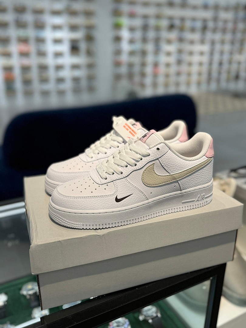 纯原版‼️空军af1小钩白粉色 Nike AIR Force 1 Low 空军一号HF9992-100