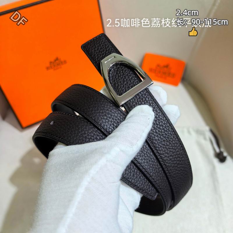 Herms 24mm Belt(Multiple colors) detail 5