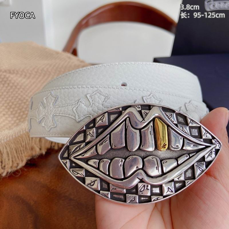 Chrome H Belt Wide 3.8cm(Multiple colors) detail 19
