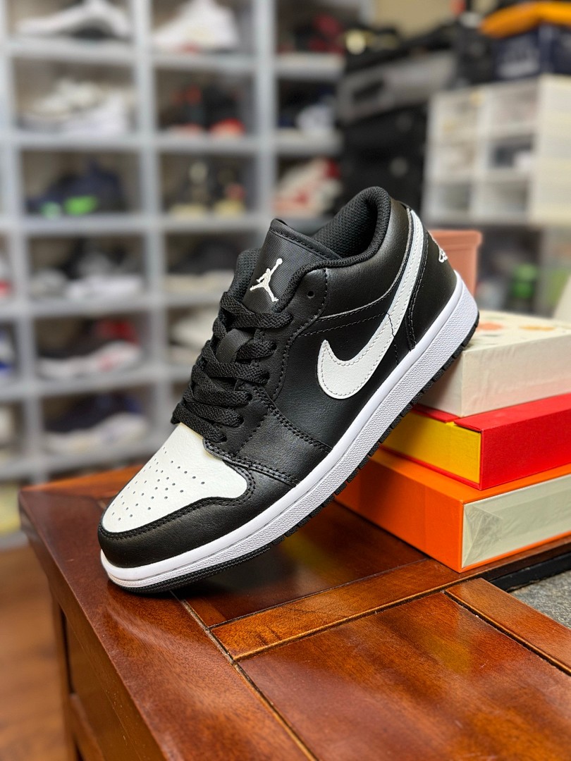 DT AJ1Low低帮黑白皮革  553558-043
