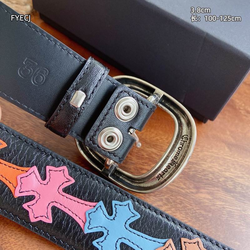Chrome H Belt Wide 3.8cm(Multiple colors) detail 16
