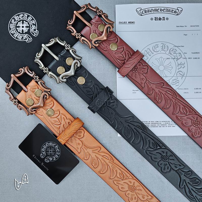 Chrome H 35mm Belt（Multiple colors）