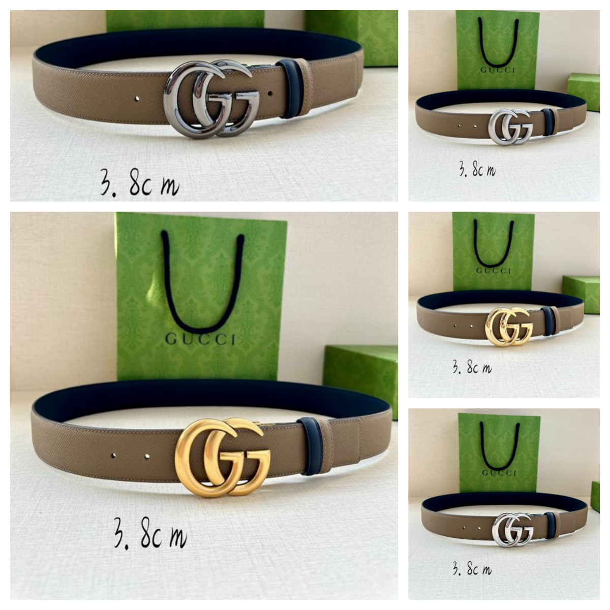 GUC 38mm Belt（Multiple colors）
