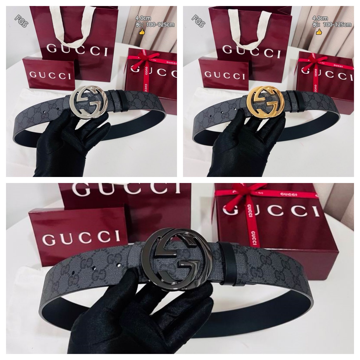 GUC 40mm Belt（Multiple colors）