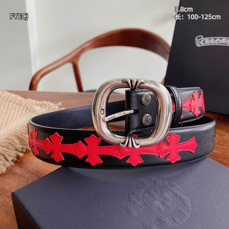 Chrome H Belt Wide 3.8cm(Multiple colors) detail 6