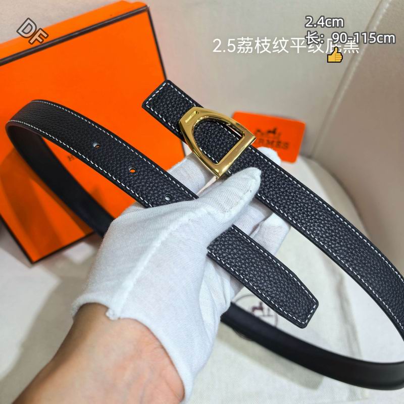 Herms 24mm Belt(Multiple colors) detail 26