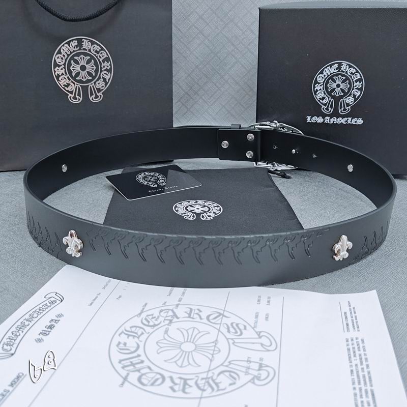 Chrome H Belt Wide 3.8cm(Multiple colors) detail 11