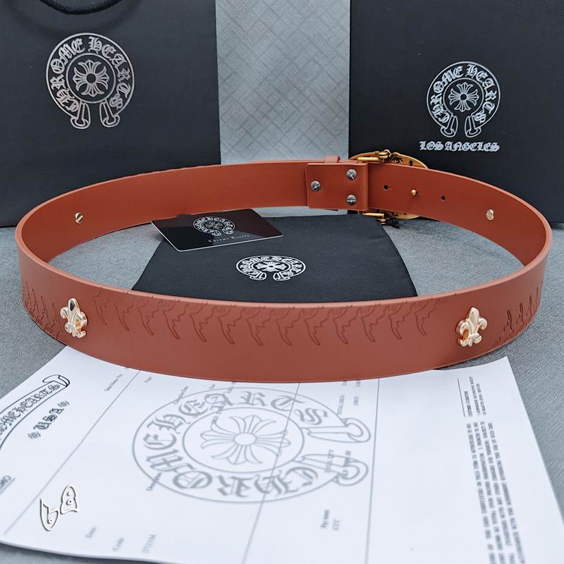 Chrome H Belt Wide 3.8cm(Multiple colors) detail 15