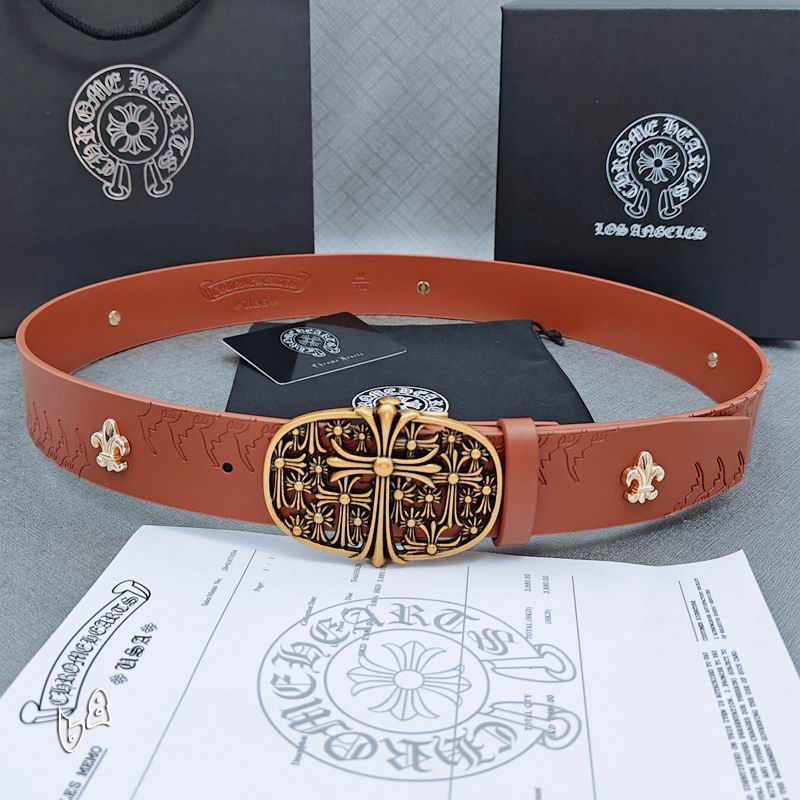 Chrome H Belt Wide 3.8cm(Multiple colors) detail 14
