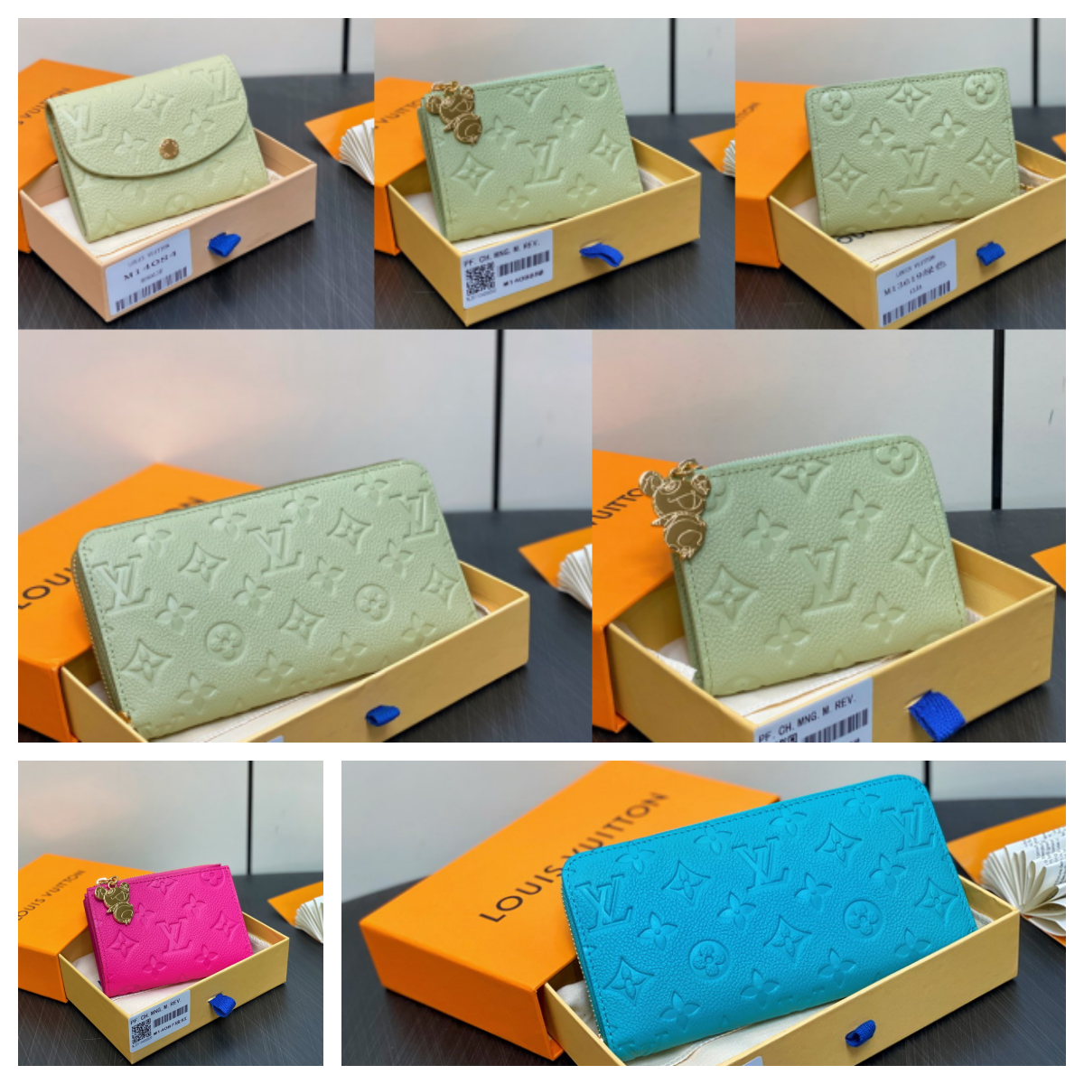 L X V CARD HOLDER/Wallets（Multiple sizes/colors）