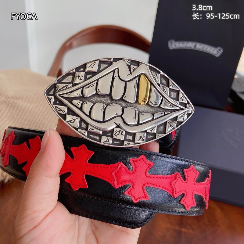 Chrome H Belt Wide 3.8cm(Multiple colors) detail 24