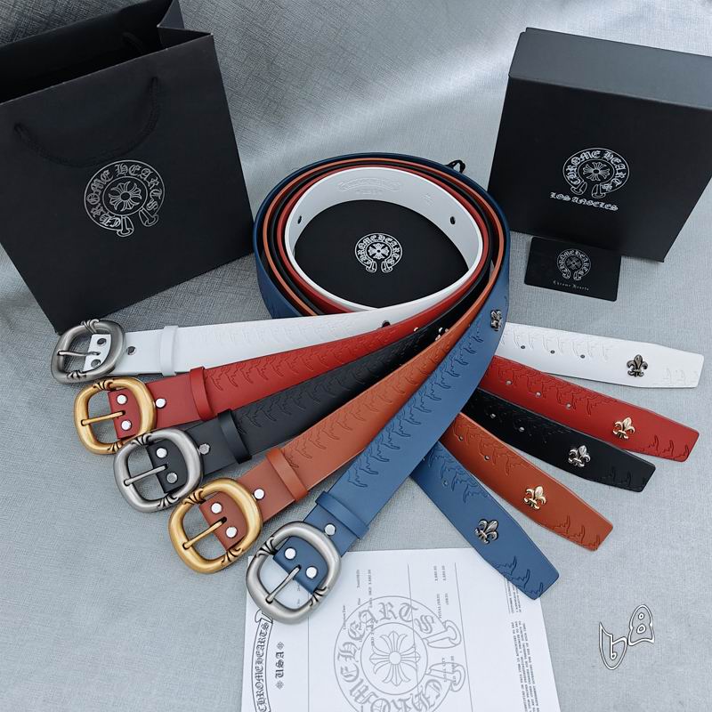 Chrome H 38mm Belt(Multiple colors) detail 2