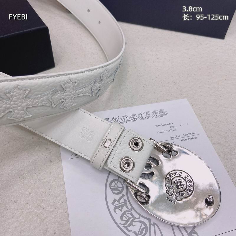 Chrome H Belt Wide 3.8cm(Multiple colors) detail 24