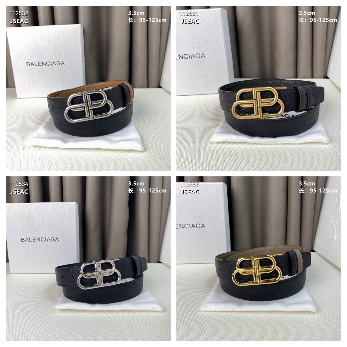 BLCG Belt Wide 3.5cm（Multiple colors）