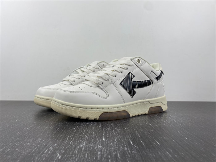 OW OOO Low Tops White Black SS21 OMIA189S21LEA0030110 detail 7