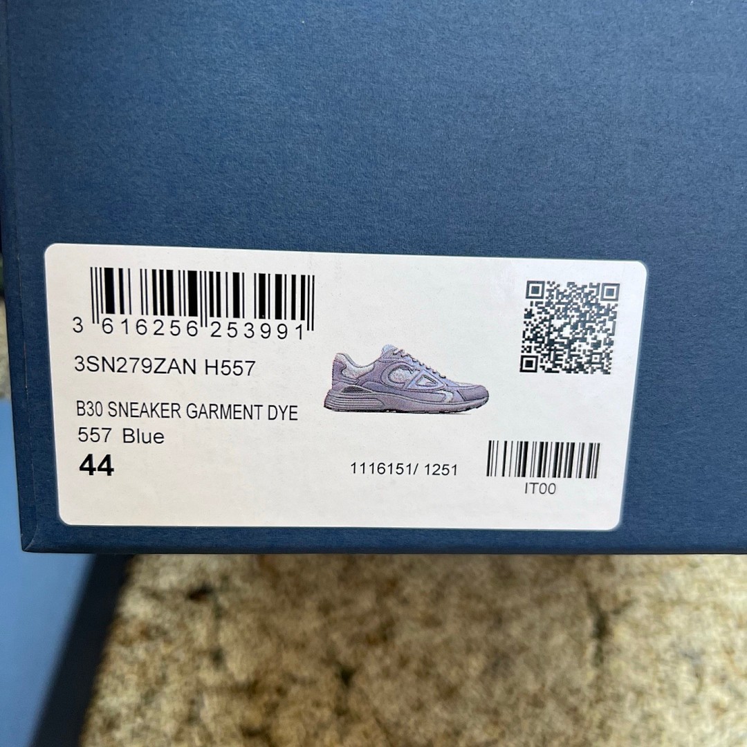 STONE ISLAND x DIOR迪奥 B30 Mesh Runner CD鞋 石头岛 蓝色
