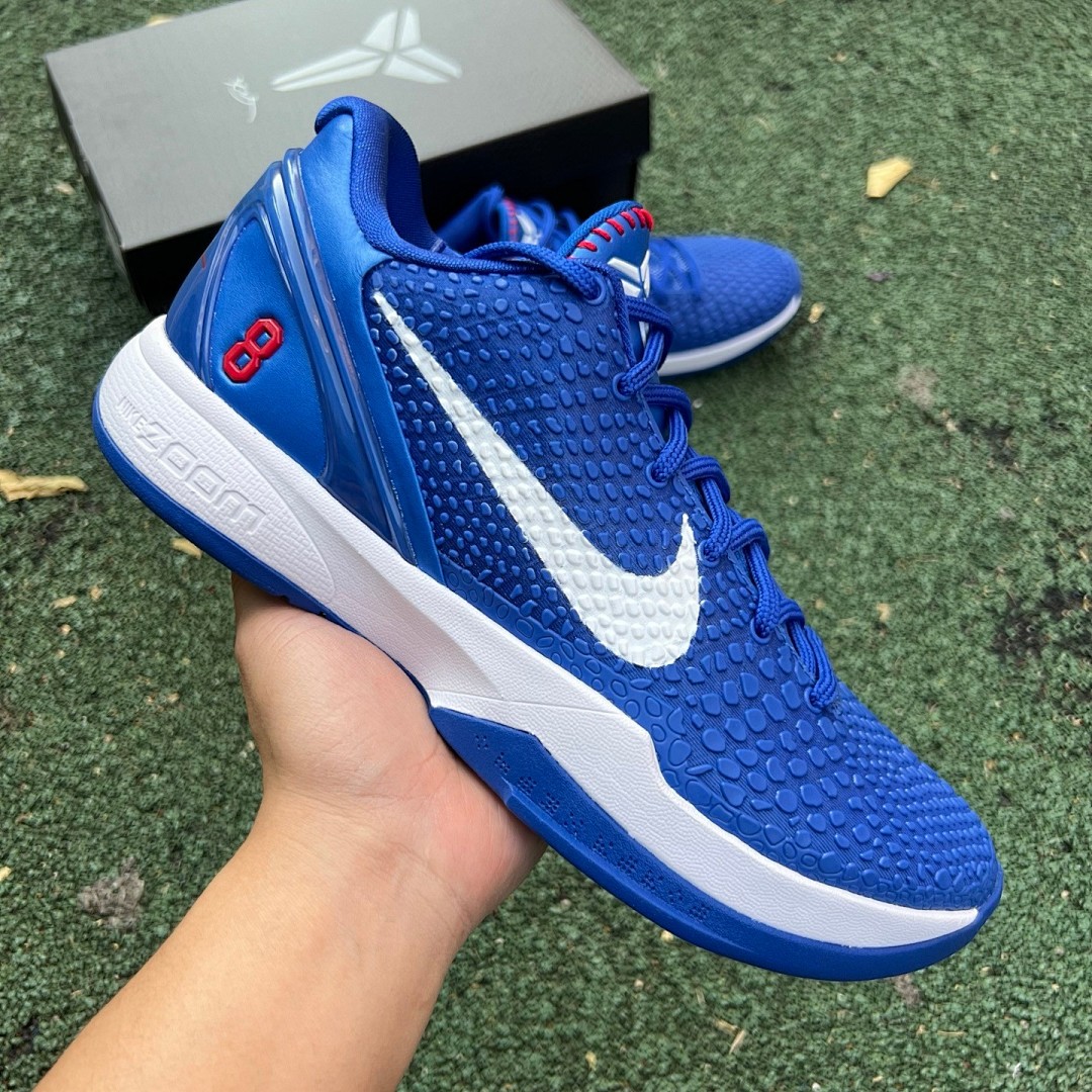 科比6蓝白 道奇 s2纯原版 Nike Kobe 6 Protro 
