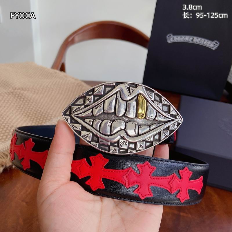 Chrome H Belt Wide 3.8cm(Multiple colors) detail 23