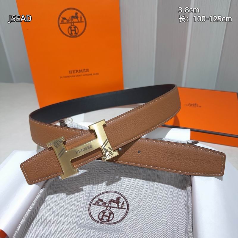 Herms belt Wide 3.8cm(Multiple colors) detail 8